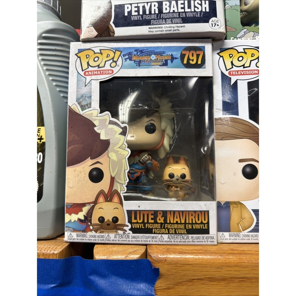 Funko Pop Animation Monster Hunter Lute with Navirou Vinyl Figure